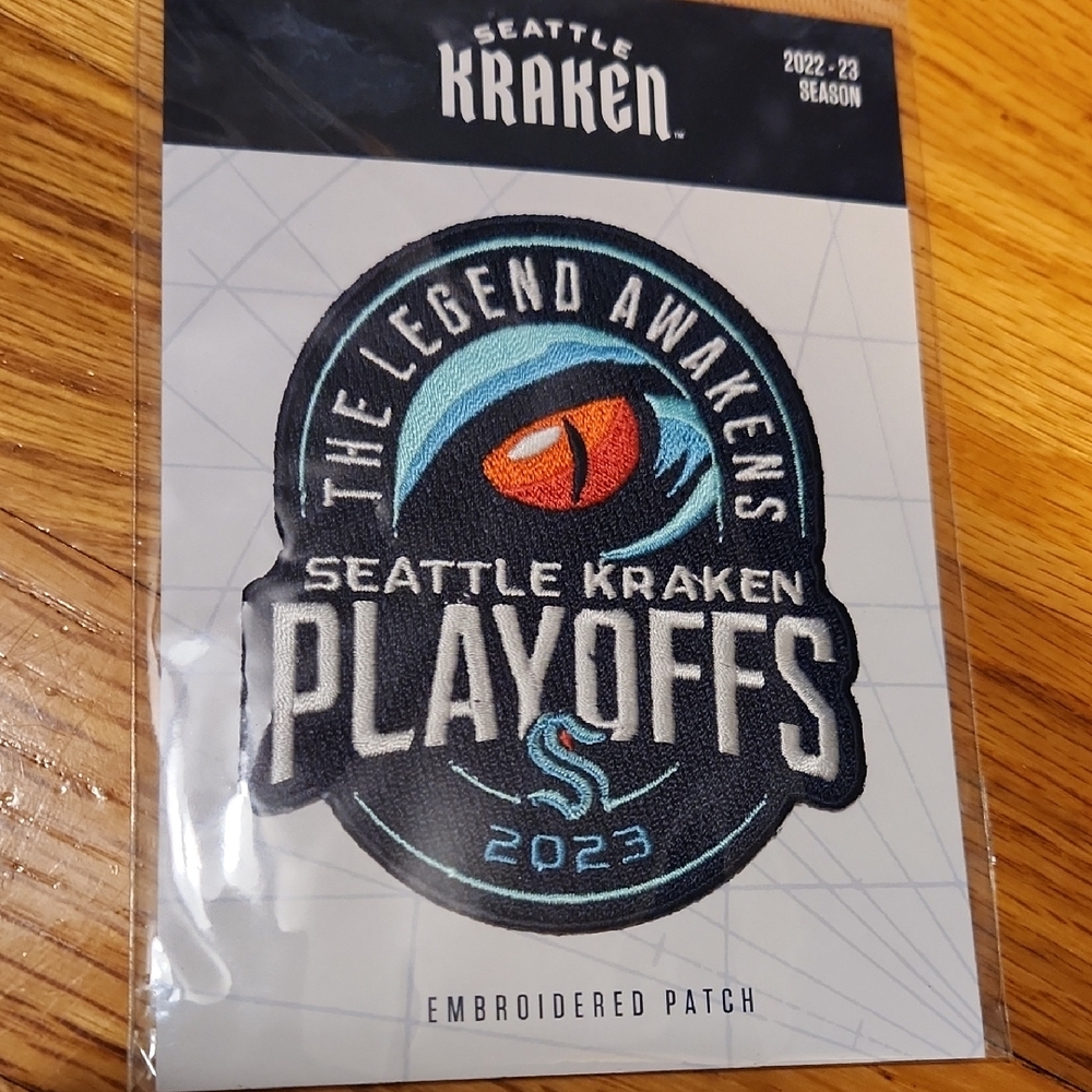 BNWT Seattle Kraken Playoffs Patch